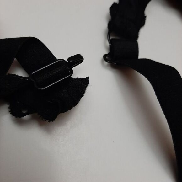 PARFAIT Adriana Black Lace Non-Wired Bralette Longline Bra Sz 36DD - Picture 9 of 16